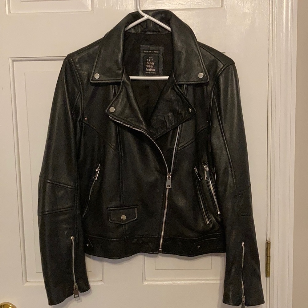 Zara Leather Jacket (never worn)